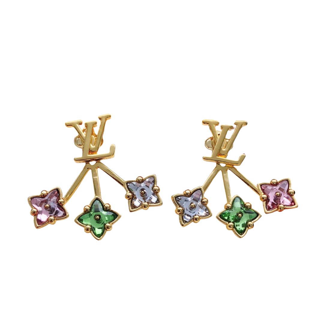 LVE075 Loulougram Earrings - ccjewelryacc