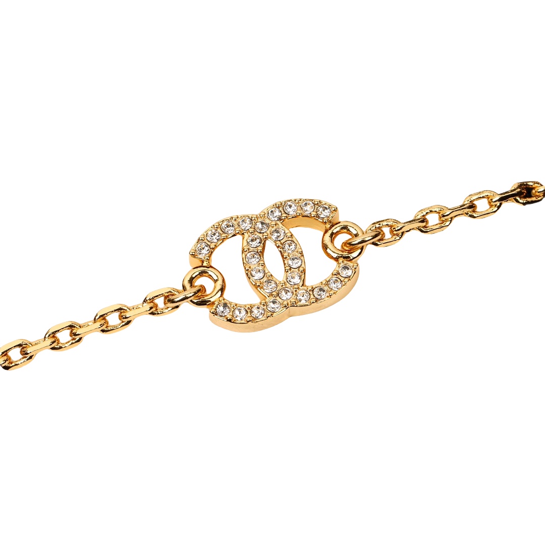 CCN236 24C Star CC Logo choker necklace - ccjewelryacc