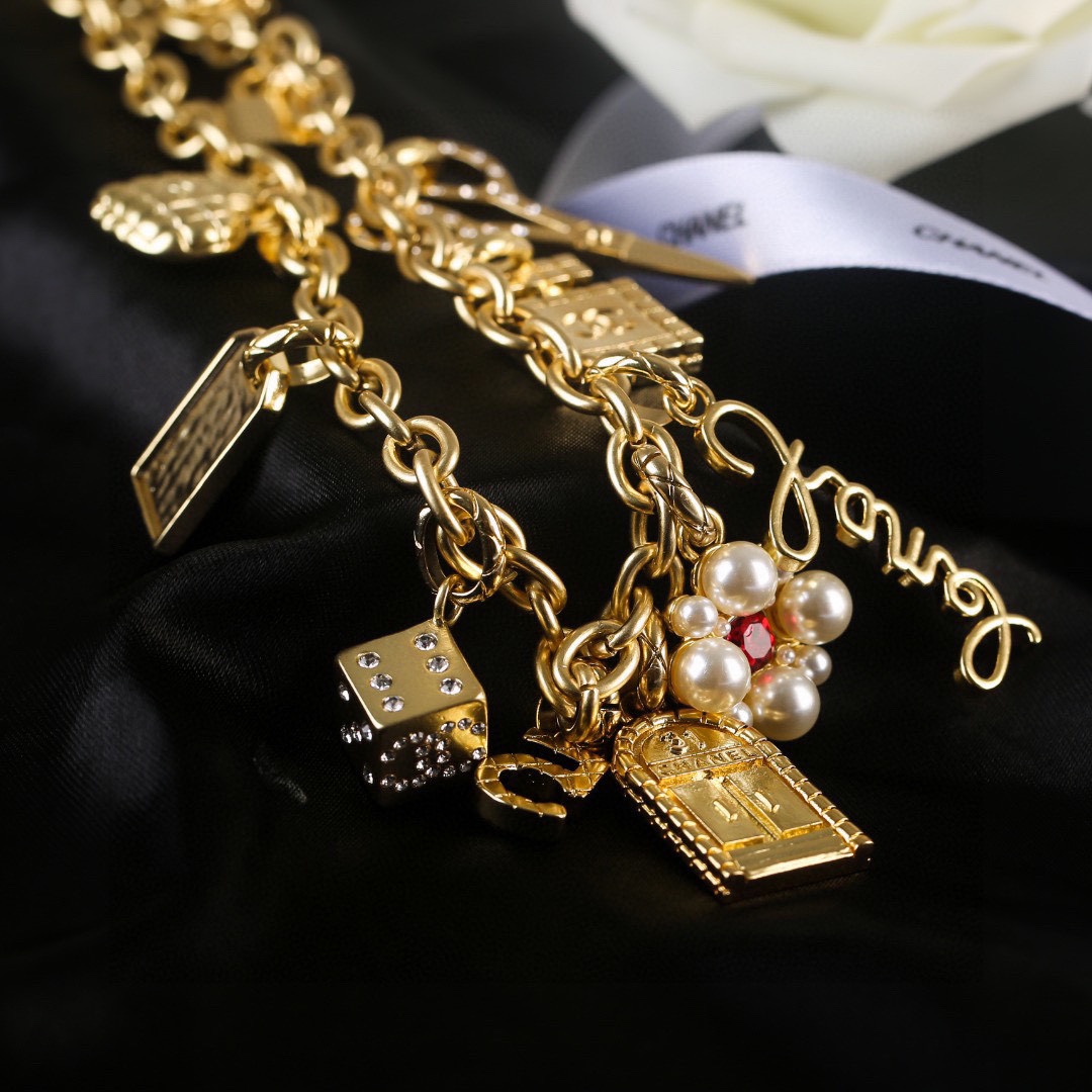 CCW096 CC Multielement charms metal chain waist belt - ccjewelryacc