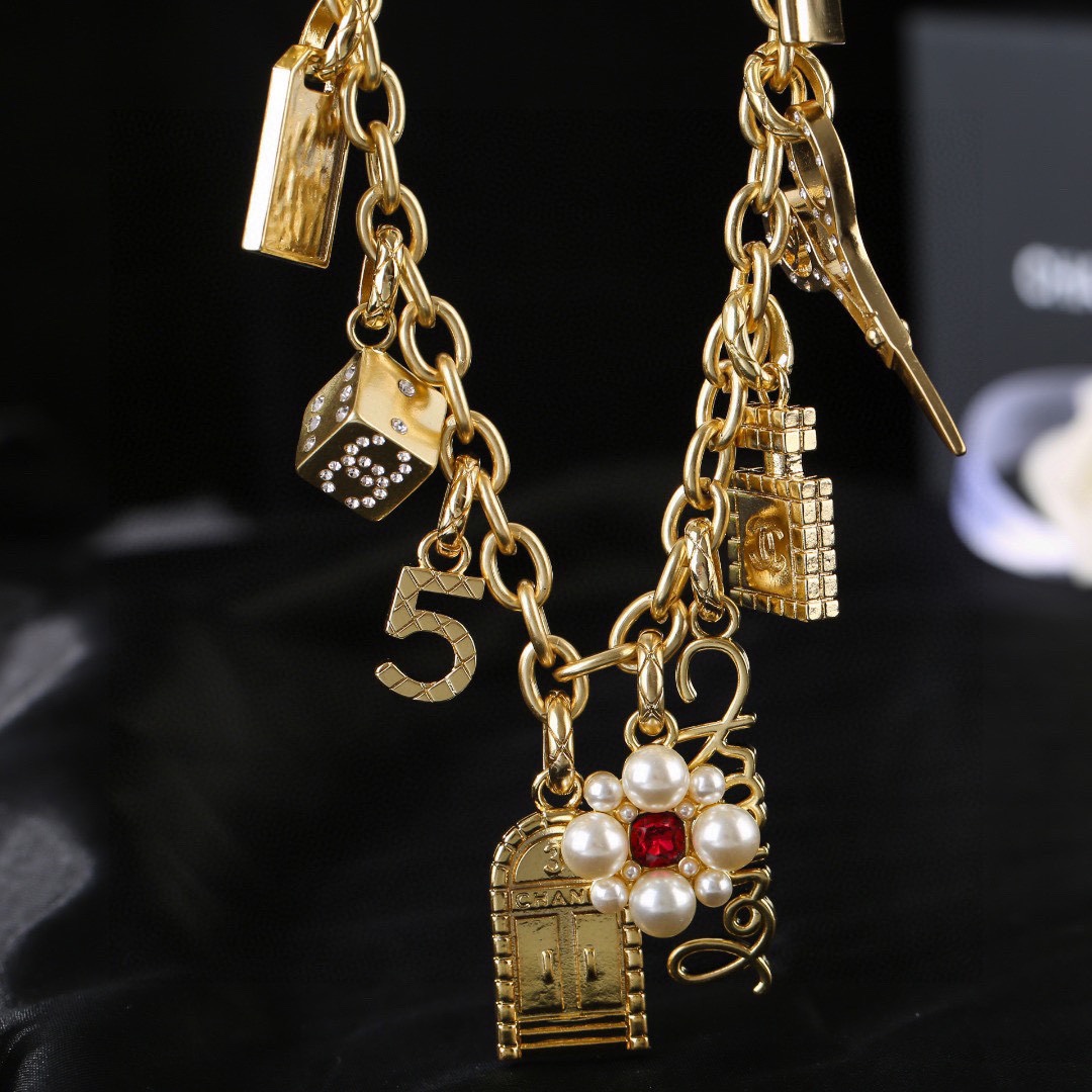 CCW096 CC Multielement charms metal chain waist belt - ccjewelryacc