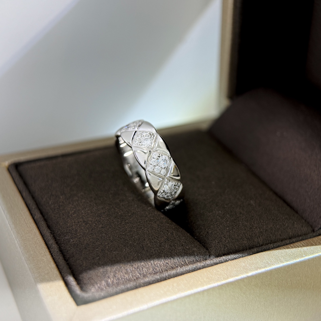 CCRS006 18K gold diamond COCO Crush ring - ccjewelryacc