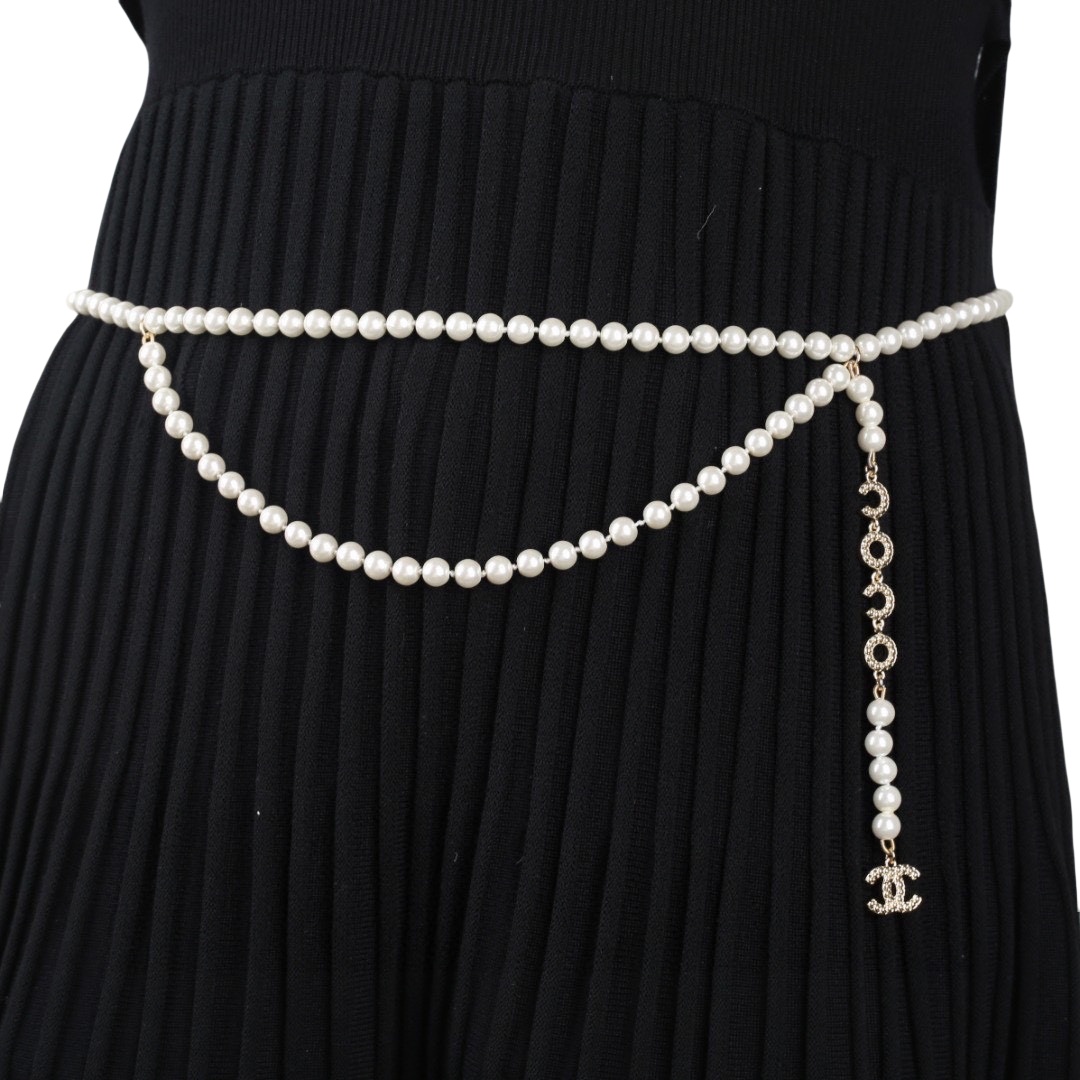 CCW100 Peral coco chain belt - ccjewelryacc