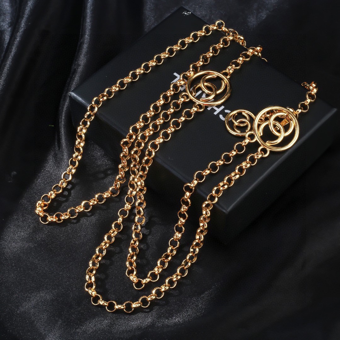 CCW085 CC metal chain belt - ccjewelryacc