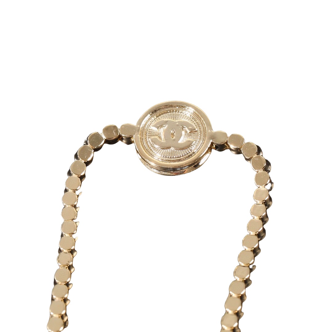 CCW102 CC rhinestone chain with cc logo waist belt - ccjewelryacc