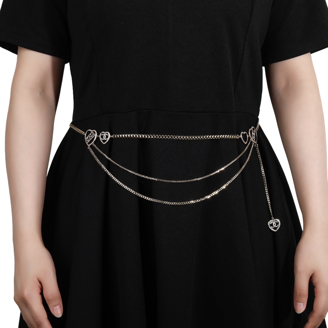 CCW035 CC Heart Waist chain - ccjewelryacc