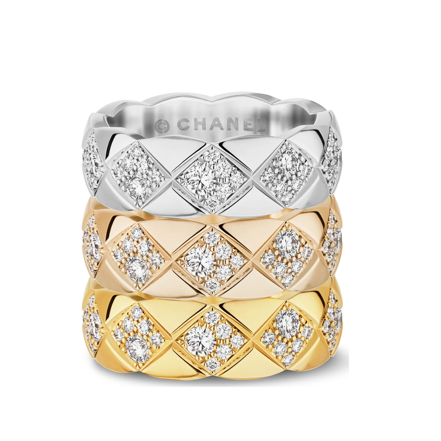 CCRS006 18K gold diamond COCO Crush ring - ccjewelryacc