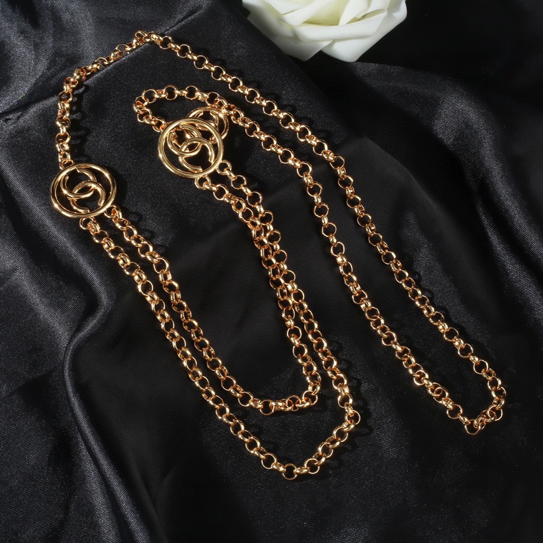 CCW085 CC metal chain belt - ccjewelryacc