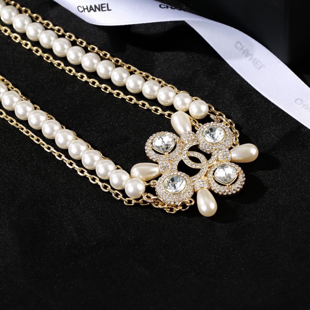 CCW026 Metal leather pearl CC Waist chain belt - ccjewelryacc