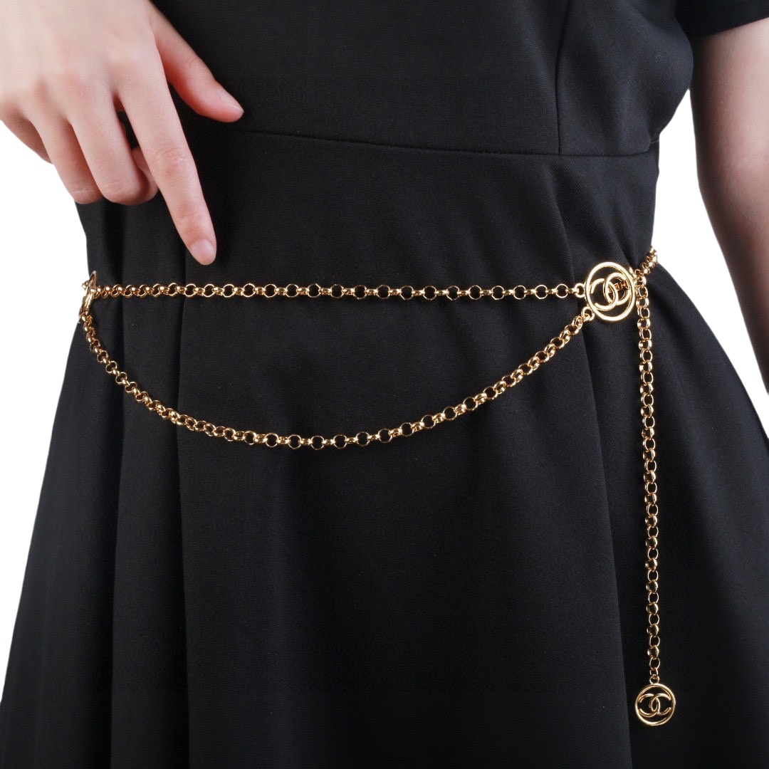 CCW085 CC metal chain belt - ccjewelryacc