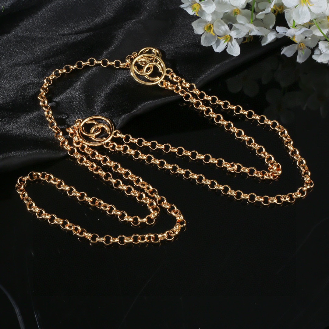 CCW085 CC metal chain belt - ccjewelryacc