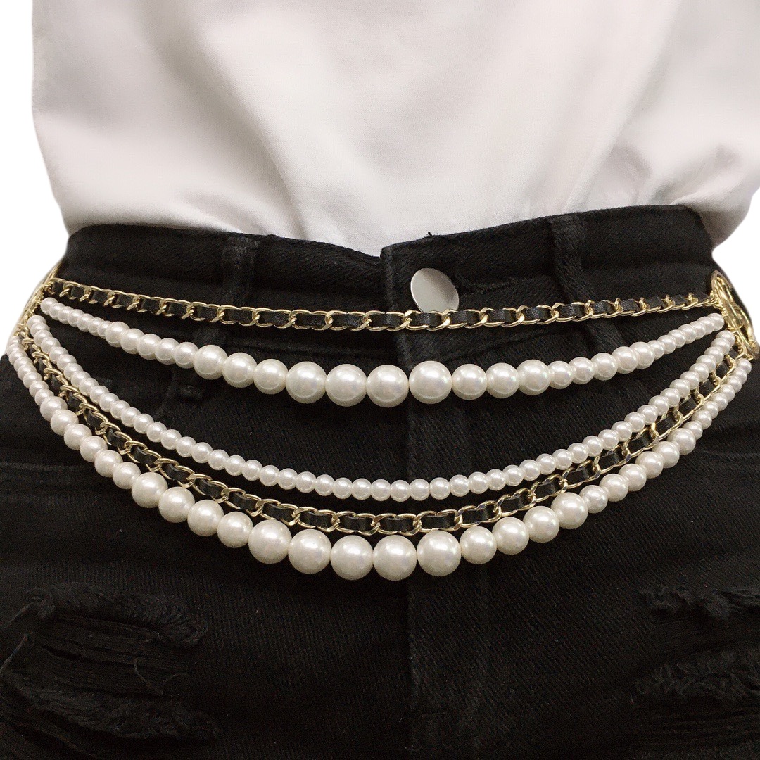 CCW143 CC belt with chain - ccjewelryacc