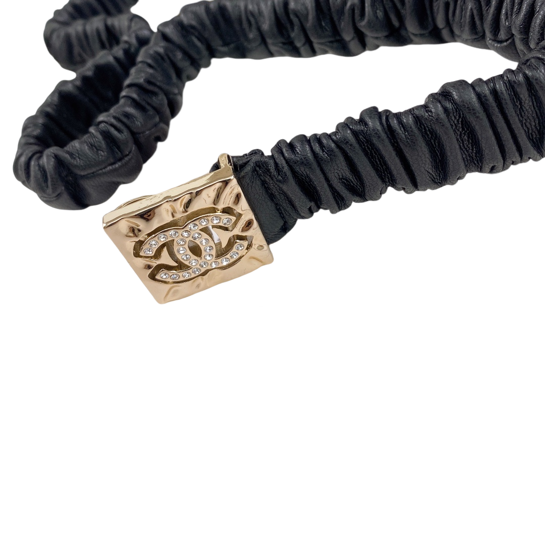 CCW118 Black Leather cc belt - ccjewelryacc