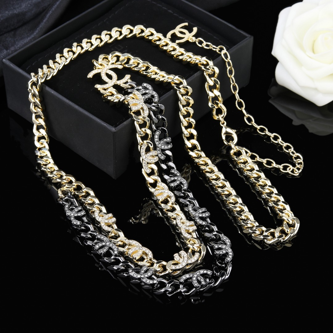 CCW059 CC metal cc logo waist chain bely - ccjewelryacc