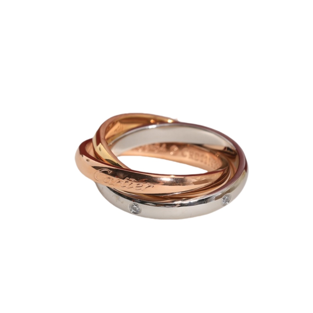 CTR018 5 Diamond TRINITY ring - ccjewelryacc