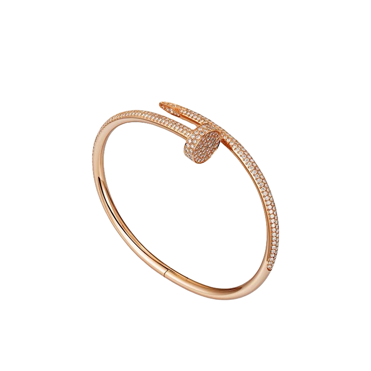 CTS017 Full diamond nail Juste Un Clou bangle bracelet - ccjewelryacc