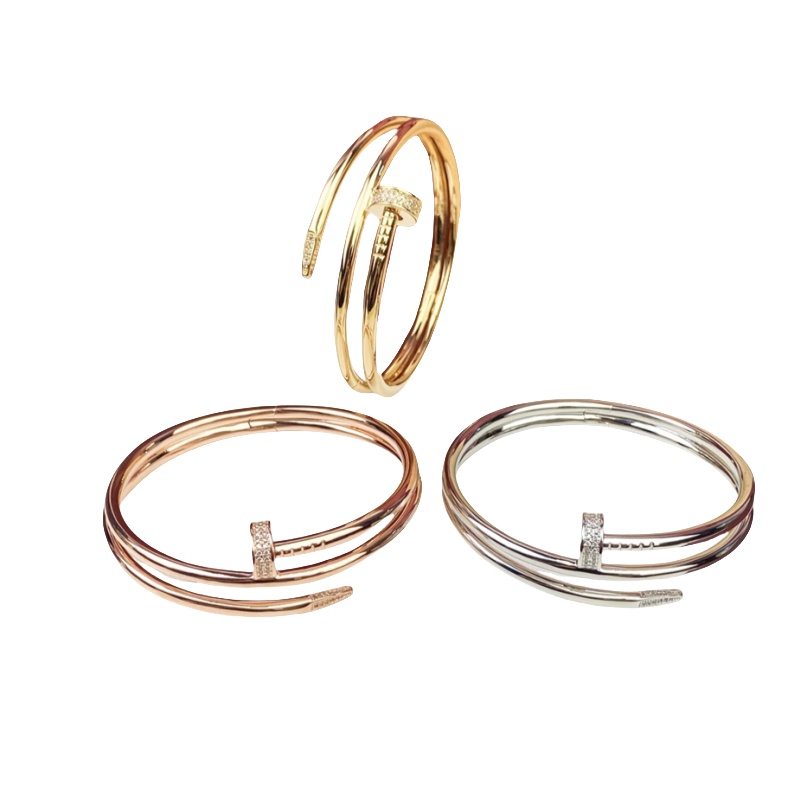 CTS009 Nail Juste un Clou bangle bracelet with diamond - ccfashionjewelry