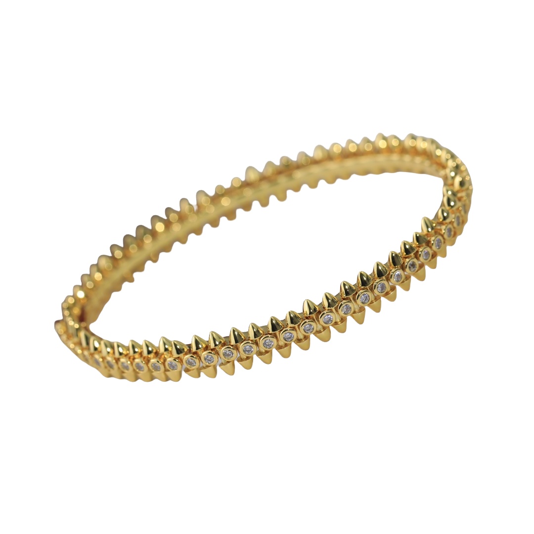 CTSV017 V-Gold clash de cartier bracelet diamond - ccfashionjewelry