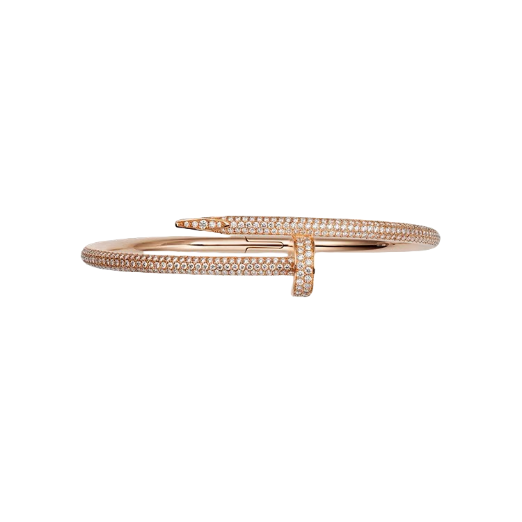 CTS017 Full diamond nail Juste Un Clou bangle bracelet - ccjewelryacc