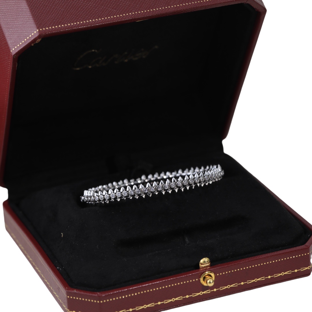 CTSV017 18K Gold Clash de Cartier bracelet, medium model, diamonds - ccjewelryacc