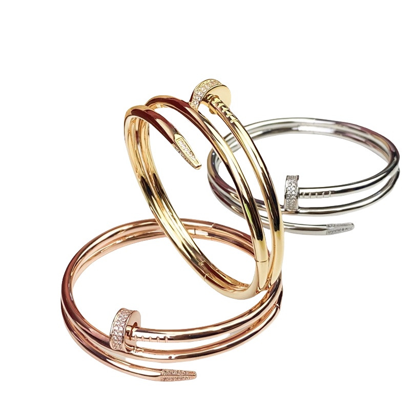 CTS009 Nail Juste un Clou bangle bracelet with diamond - ccfashionjewelry