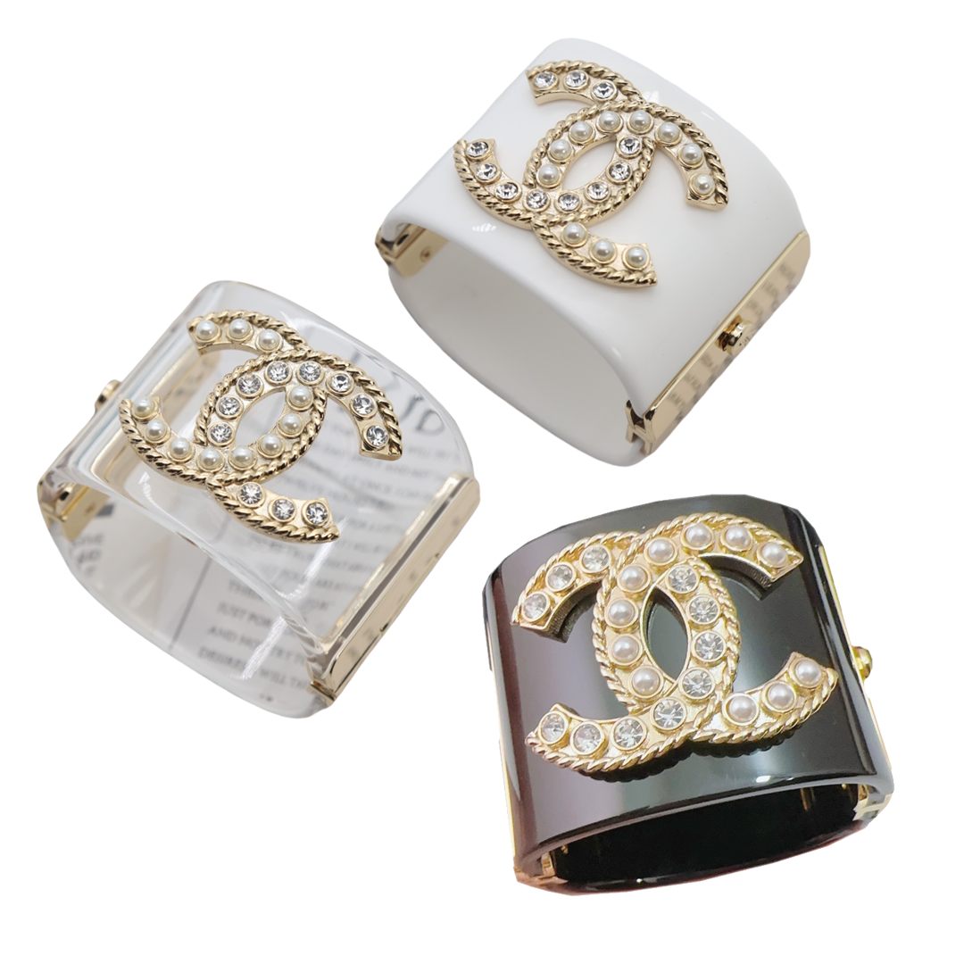 CCS079 CC acrylic cuff bracelet - ccjewelryacc