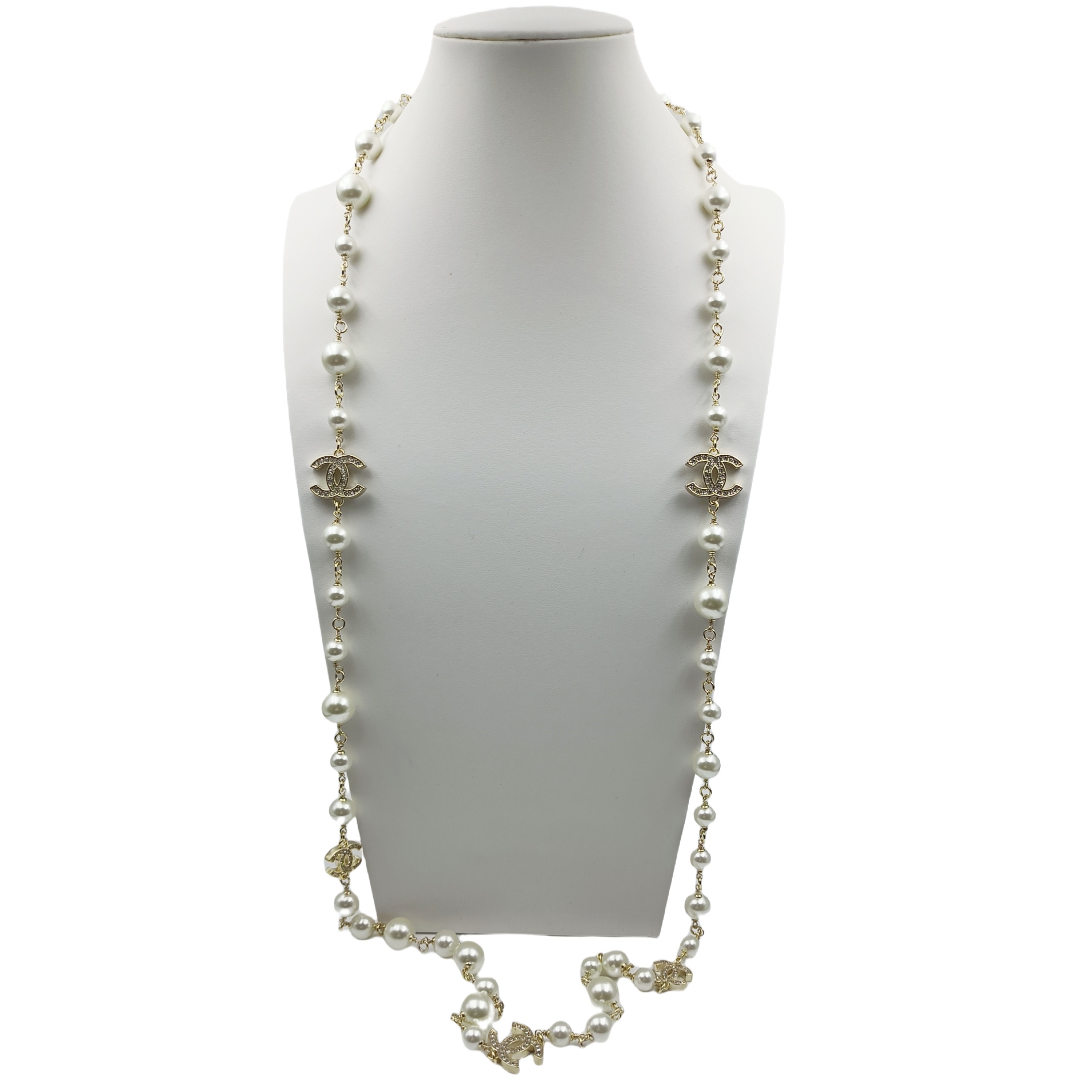 CCL262 CC Long Chain Necklace cc sweater chain - ccjewelryacc