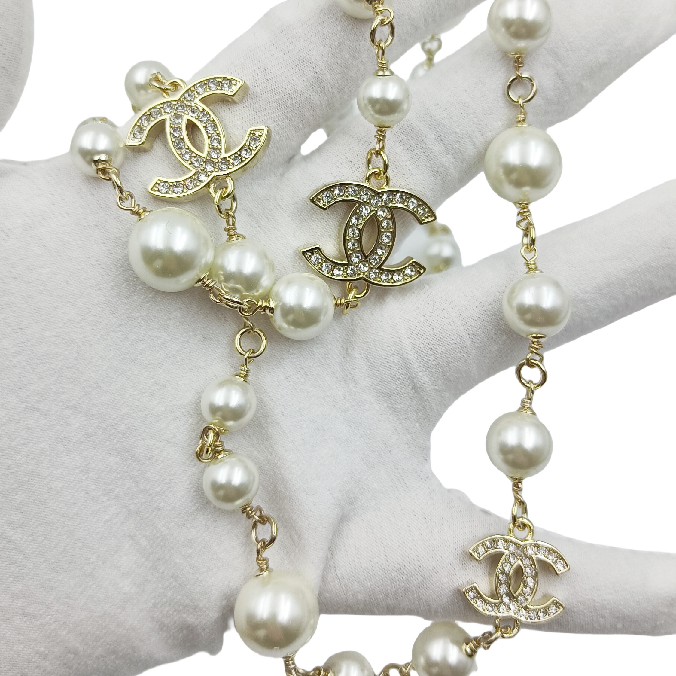 CCL262 CC Long Chain Necklace cc sweater chain - ccjewelryacc