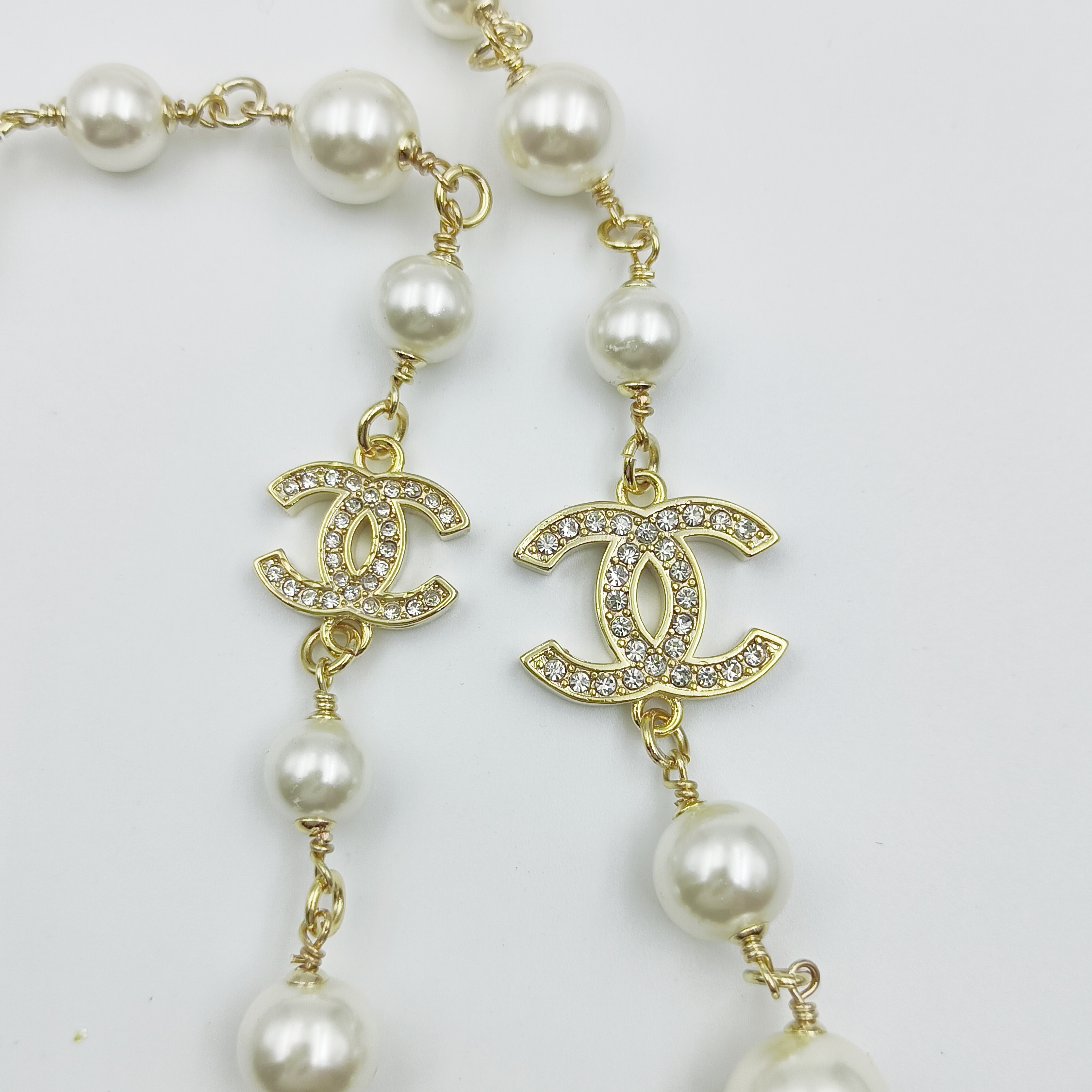 CCL262 CC Long Chain Necklace cc sweater chain - ccjewelryacc