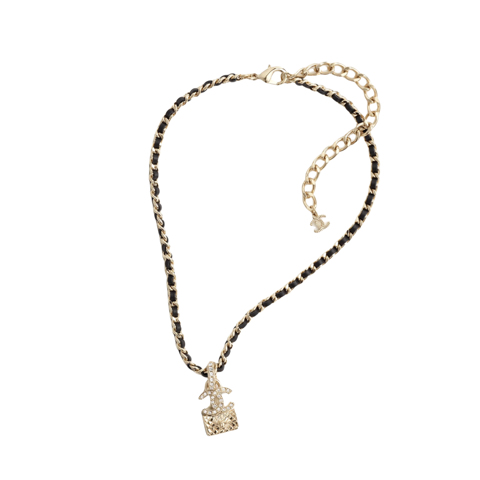 CCN032 CC bag pendant Necklace earrings - ccjewelryacc