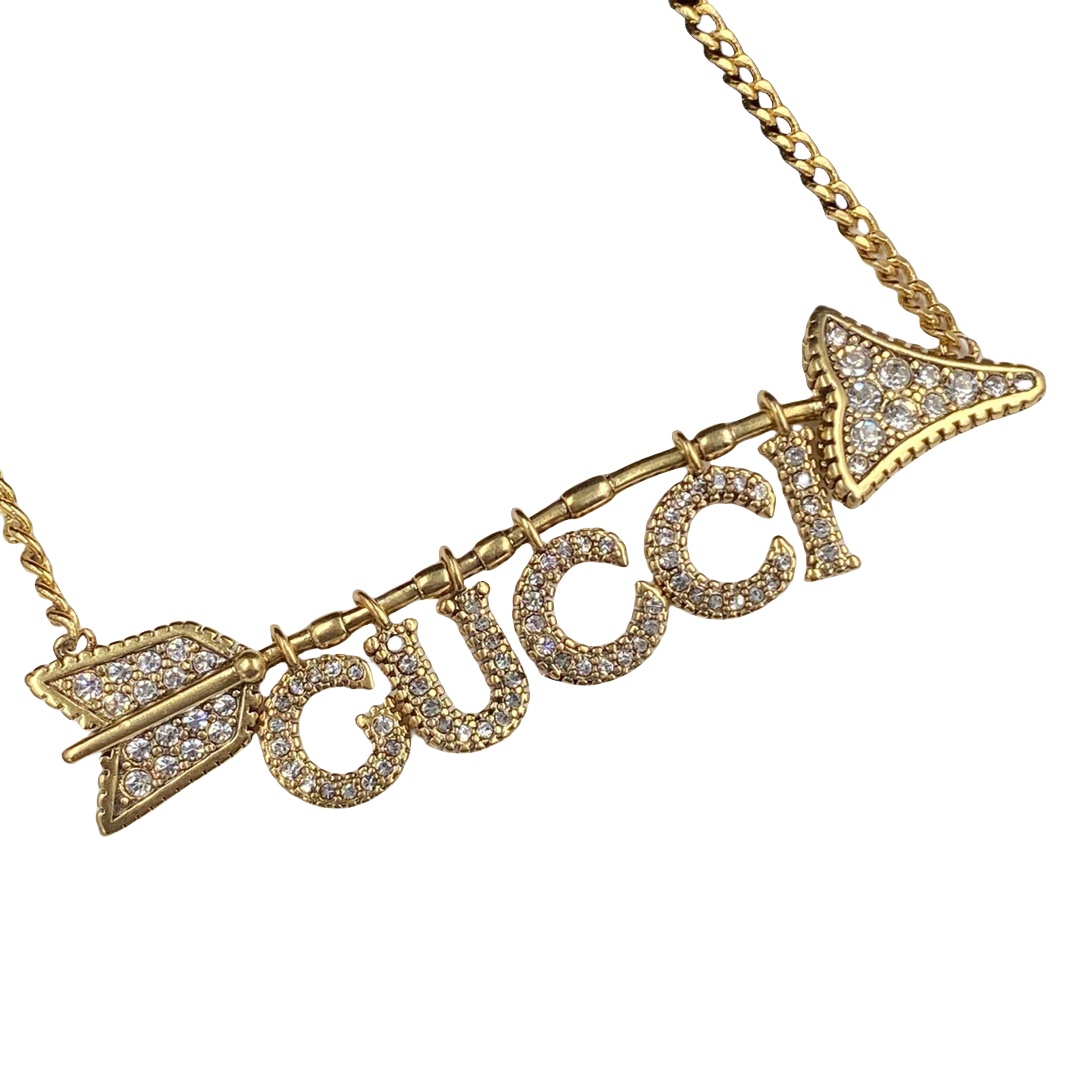 GGN038 GG arrow pendant necklace - ccjewelryacc