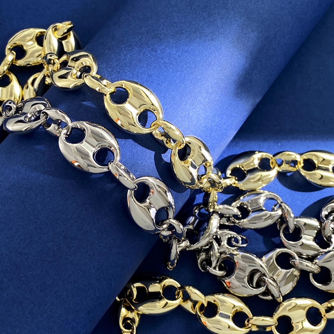 GGN028 GG Pig nose choker necklace - ccjewelryacc