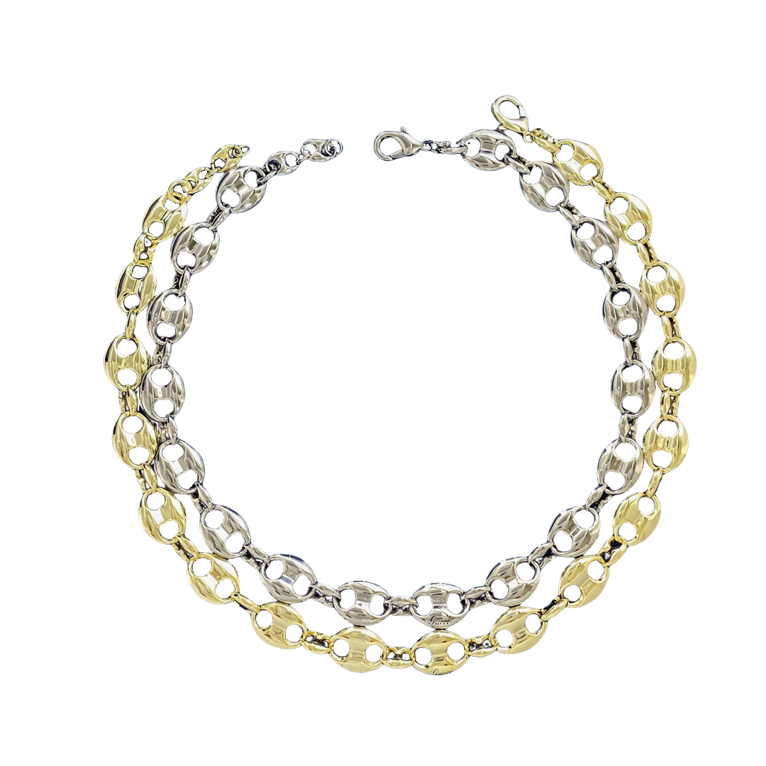 GGN028 GG Pig nose choker necklace - ccjewelryacc