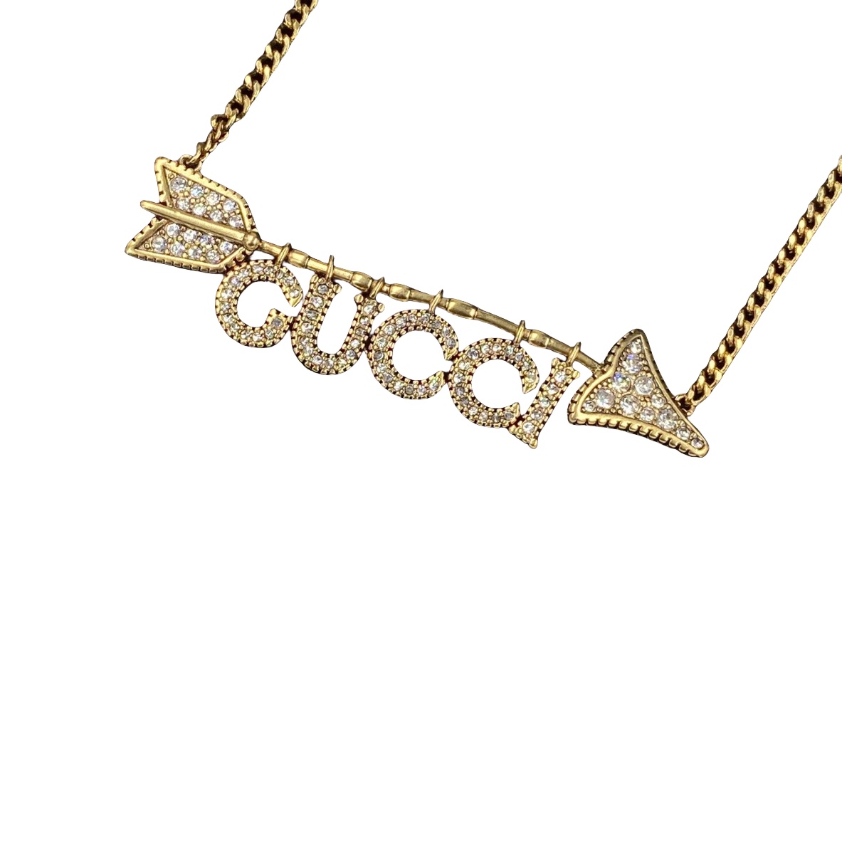 GGN038 GG arrow pendant necklace - ccjewelryacc