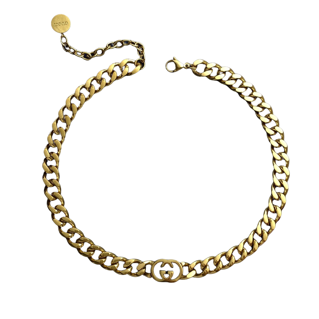 GGN015 GG interlocking g necklace bracelet - ccjewelryacc
