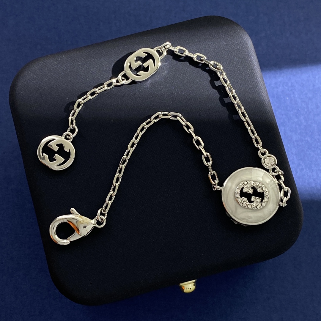 GGS035 Interlocking G mother of pearl bracelet - ccjewelryacc