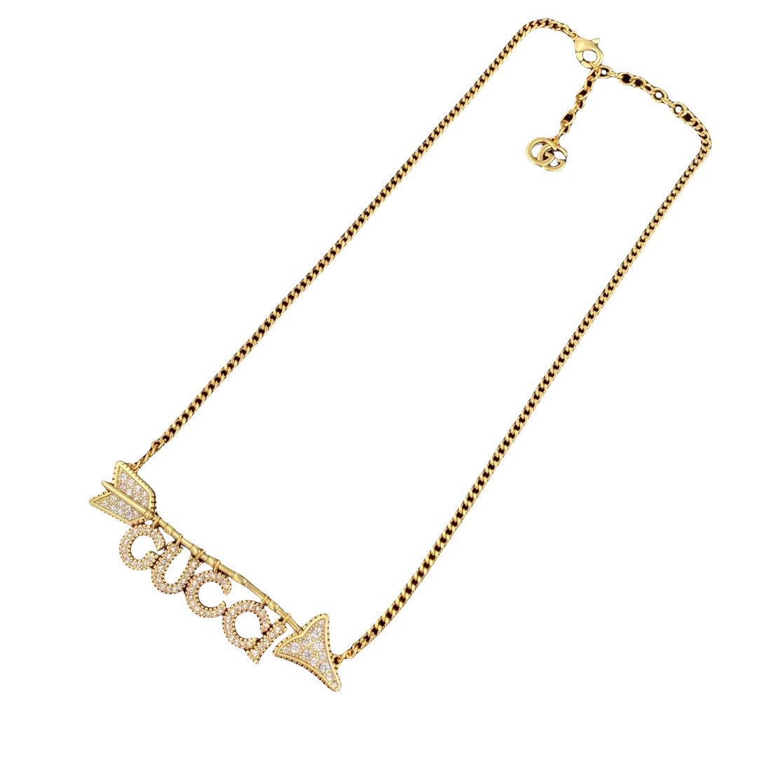 GGN038 GG arrow pendant necklace - ccjewelryacc