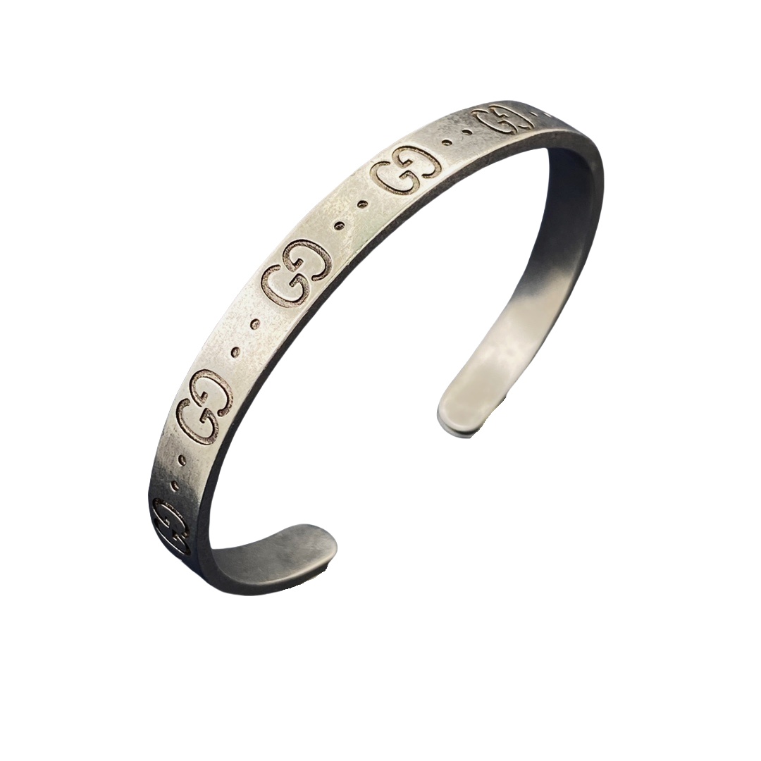 GGS034 Vintage GG logo bangle bracelet - ccjewelryacc