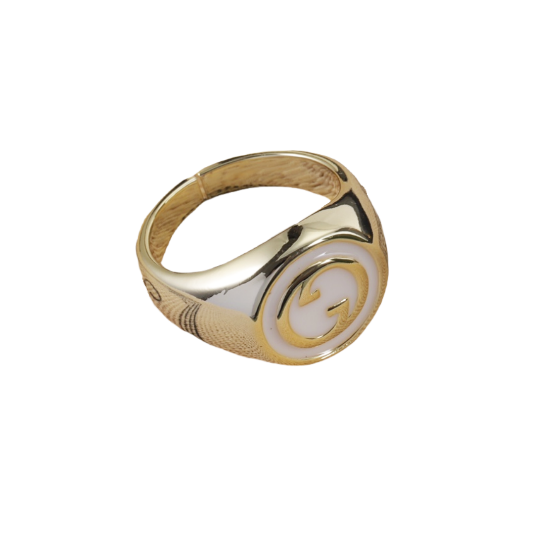 GGR021 GG Blondie enamel ring - ccjewelryacc