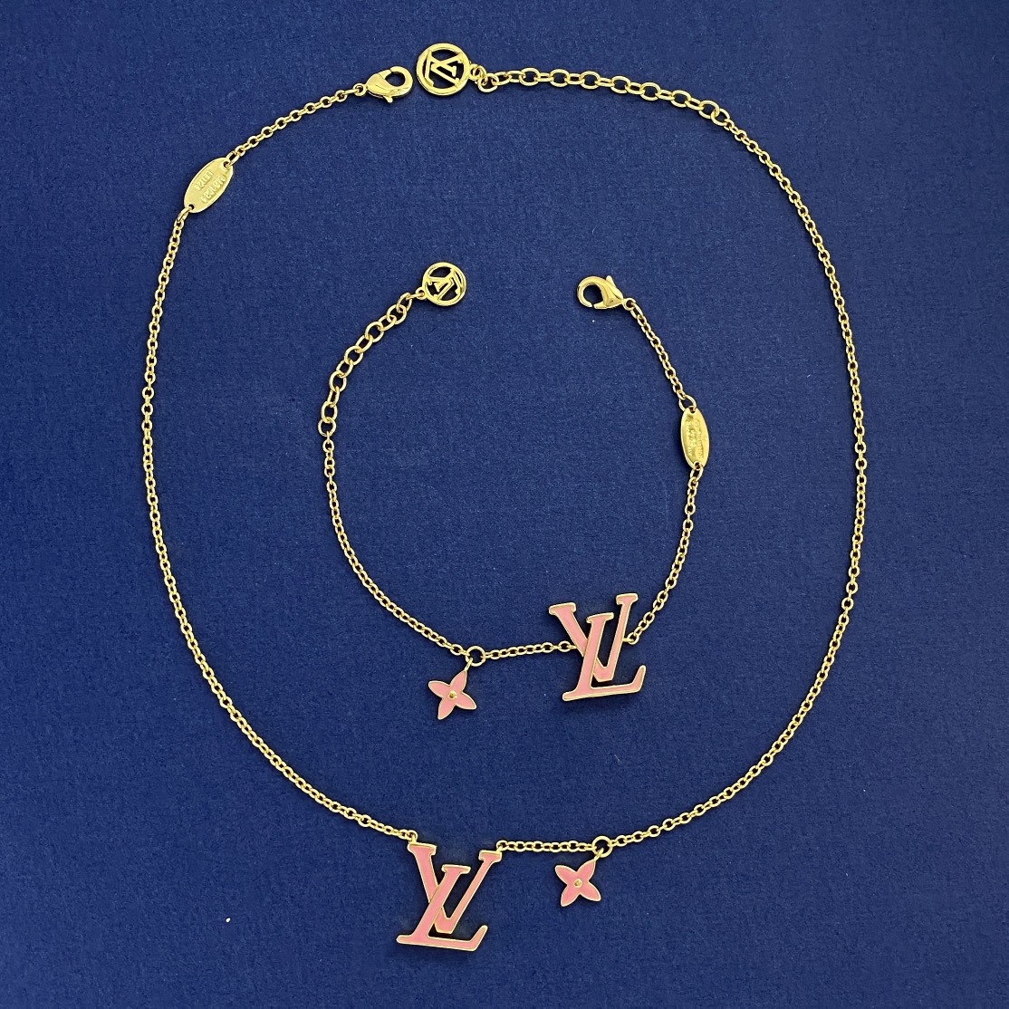 LVN034 VL ICONIC Enamel necklace - ccjewelryacc