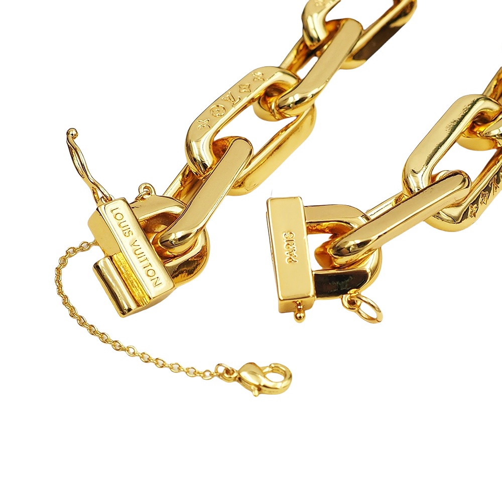 LVN103 LV x YK LV Edge Painted Dots necklace For men women - ccjewelryacc