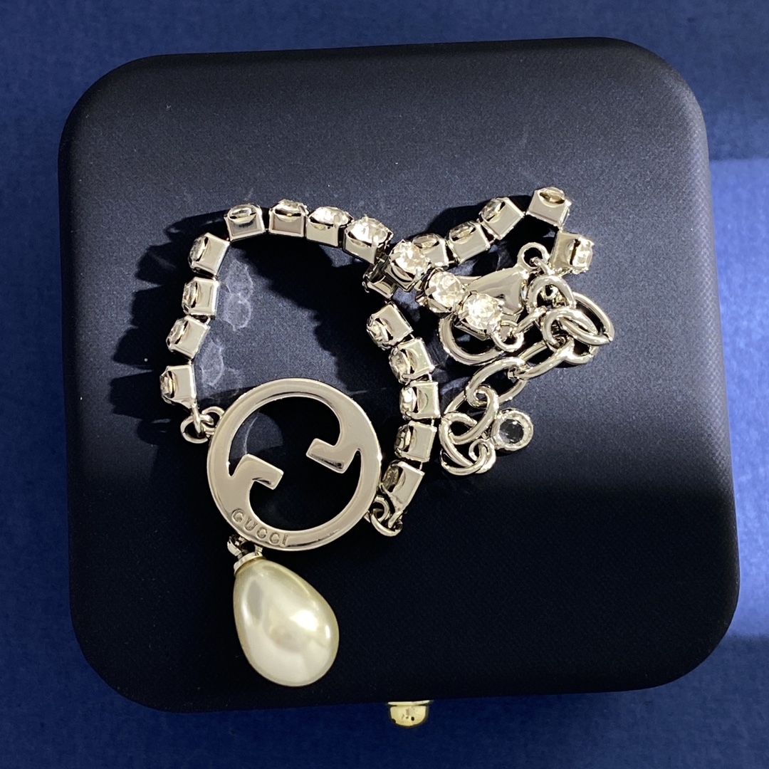 GGS005 GG Blondie crystal-embellished bracelet - ccjewelryacc