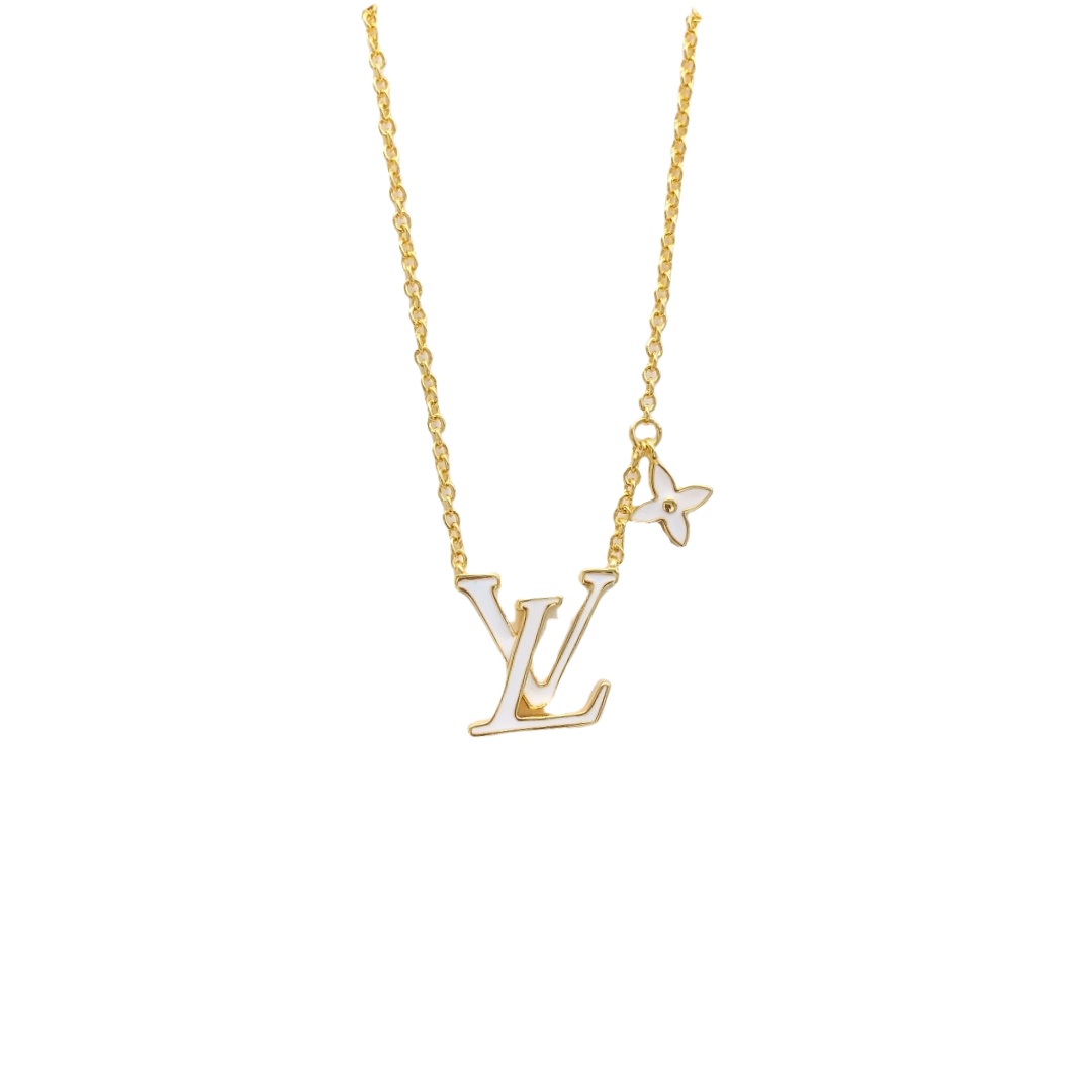 LVN034 VL ICONIC Enamel necklace - ccjewelryacc