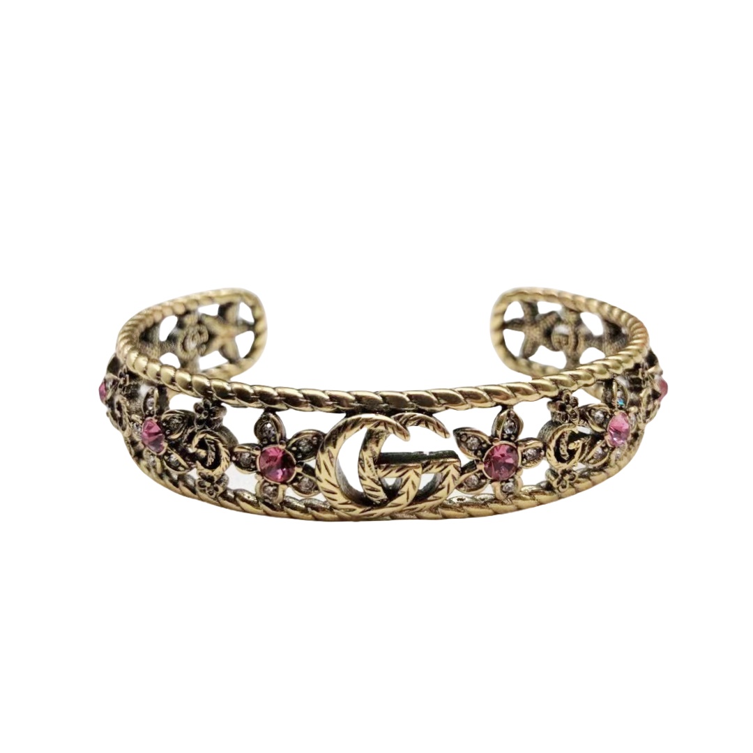 GGS019 Double g flower bracelet - ccjewelryacc