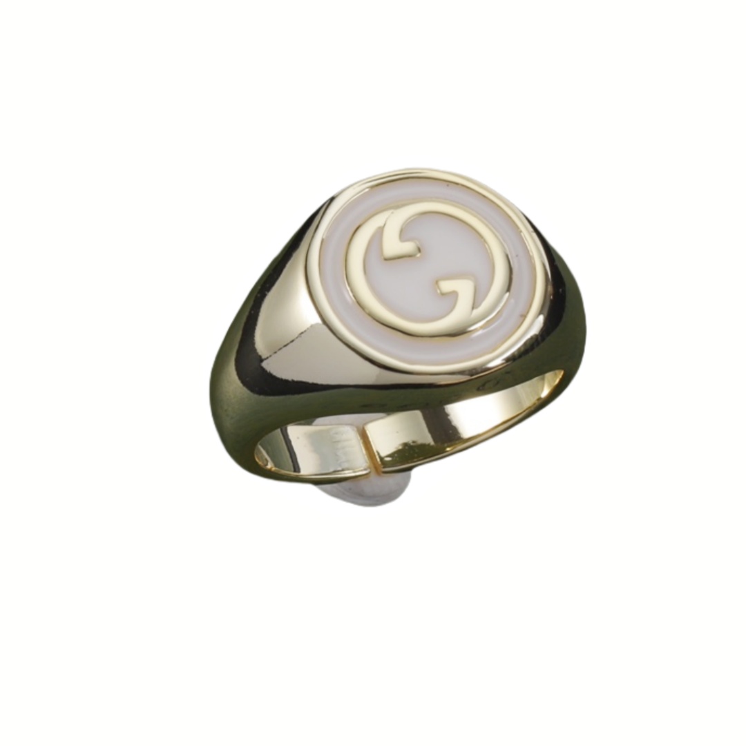GGR021 GG Blondie enamel ring - ccjewelryacc