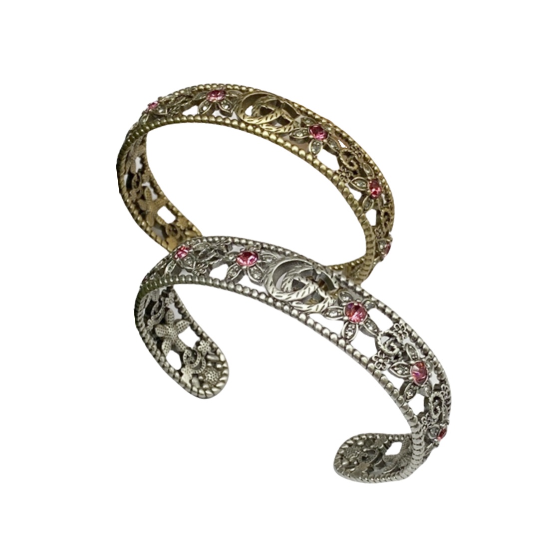 GGS019 Double g flower bracelet - ccjewelryacc