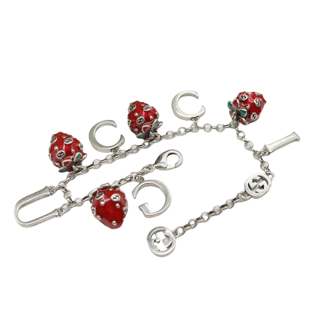 GGS013 GG strawberry charms bracelet 4 motif - ccjewelryacc