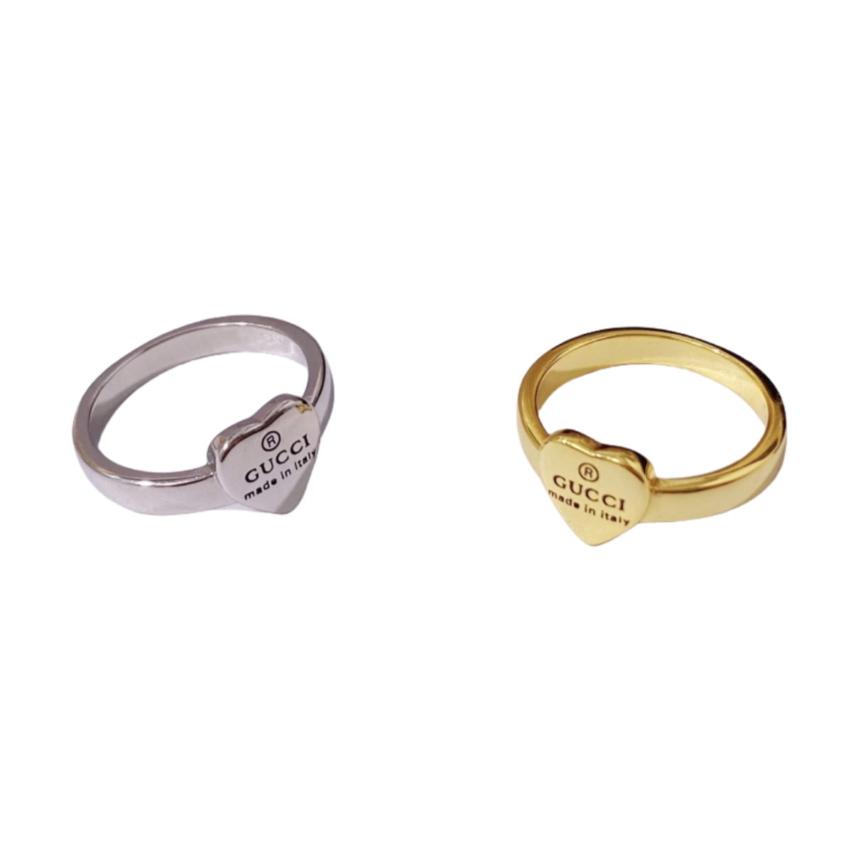 GGR012 GG heart ring with gucci trademark - ccjewelryacc