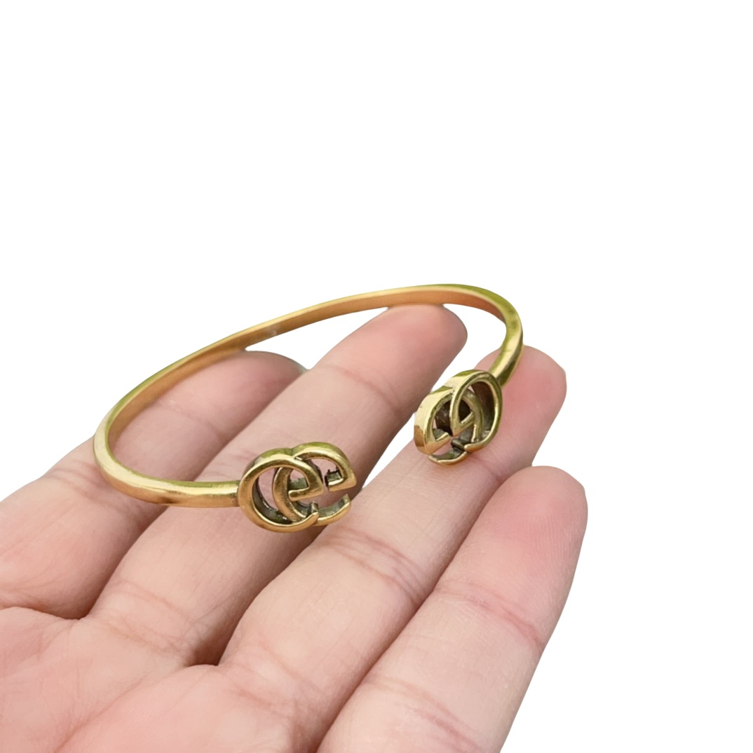 GGS004 GG Logo bangle bracelet - ccjewelryacc