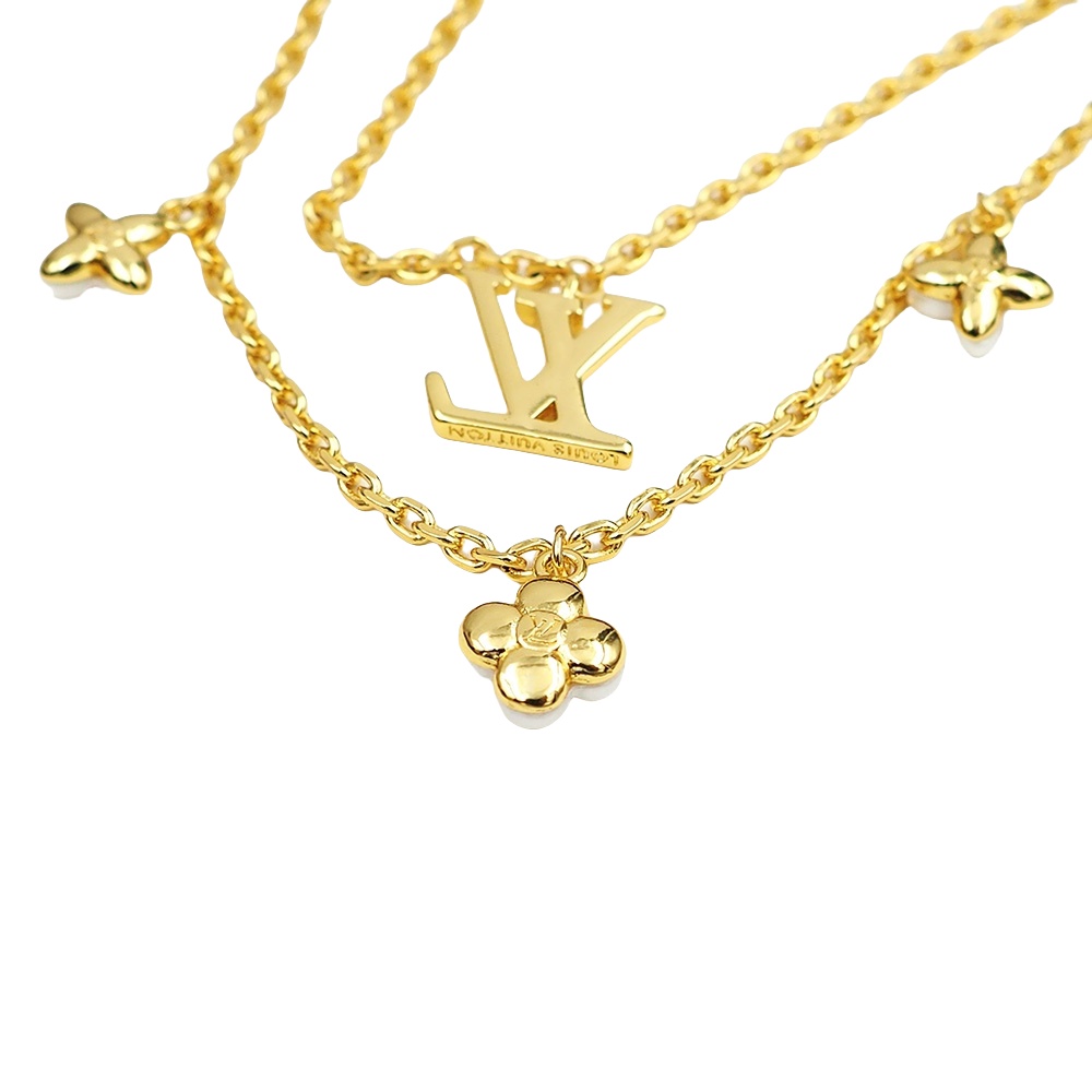 LVN076 VL Floragram necklace - ccjewelryacc