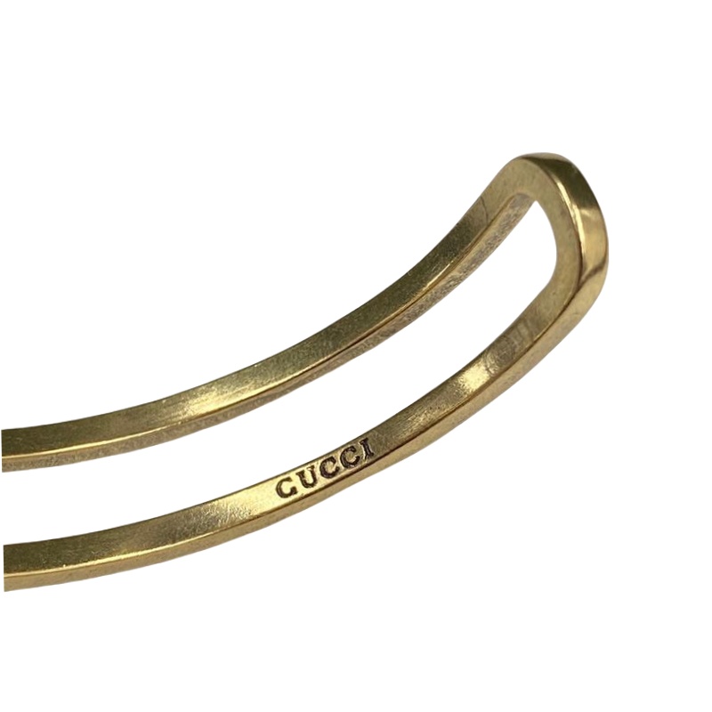 GGS010 Interlocking G Cuff Bracelet In Gold - ccjewelryacc